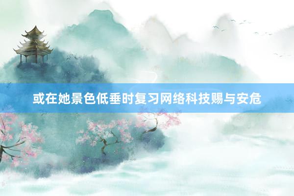 或在她景色低垂时复习网络科技赐与安危